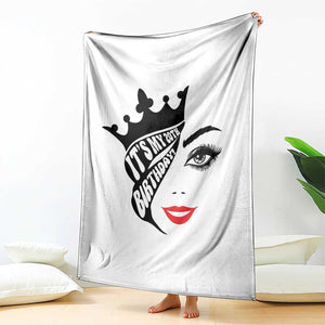 Its My 20th Birthday Throw Blanket Birthday Queen Crown Gift For Women TS12 Print Your Wear