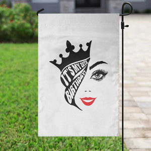 Its My 20th Birthday Garden Flag Birthday Queen Crown Gift For Women