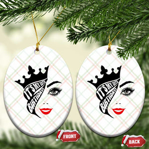 Its My 20th Birthday Ceramic Ornament Birthday Queen Crown Gift For Women TS12 Print Your Wear
