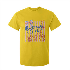 Patriotic Birthday Girl T Shirt For Kid Red White And Blue Party Graphic TS12 Daisy Print Your Wear
