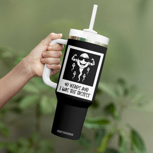 40 Years Ago I Was The Fastest Tumbler With Handle Funny Forty Birthday Gift TS12 Print Your Wear