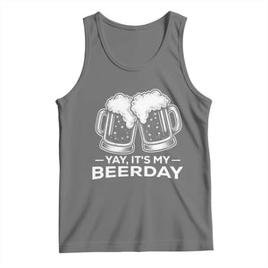 Yay Its My Beerday Tank Top Funny Birthday Party Gift For Beer Lovers