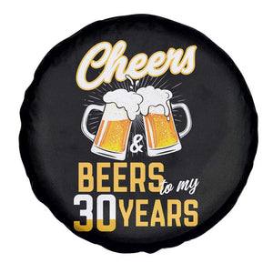 30th Birthday Party Gift Spare Tire Cover Cheers Beers To My 30 Years
