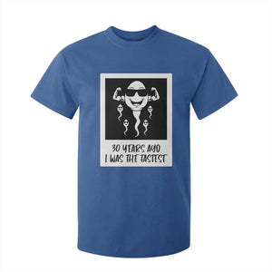 30 Years Ago I Was The Fastest T Shirt For Kid Funny 30th Birthday Gift Idea TS12 Royal Blue Print Your Wear