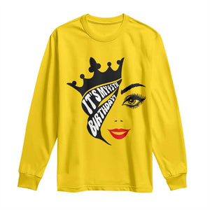 Its My 45th Birthday Long Sleeve Shirt Birthday Queen Crown Gift For Women TS12 Daisy Print Your Wear