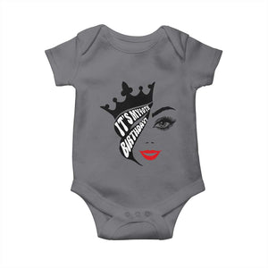 Its My 40th Birthday Baby Onesie Birthday Queen Crown Gift For Women TS12 Charcoal Print Your Wear