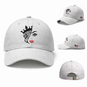 Its My 40th Birthday Baseball Cap Birthday Queen Crown Gift For Women TS12 Baseball Cap Universal Fit White Print Your Wear