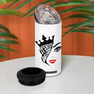 Its My 35th Birthday 4 in 1 Can Cooler Tumbler Birthday Queen Crown Gift For Women TS12 Print Your Wear
