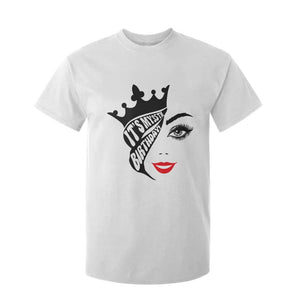 Its My 35th Birthday T Shirt For Kid Birthday Queen Crown Gift For Women TS12 White Print Your Wear