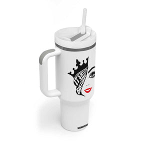 Its My 35th Birthday Tumbler With Handle Birthday Queen Crown Gift For Women TS12 Print Your Wear