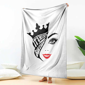 Its My 30th Birthday Throw Blanket Birthday Queen Crown Gift For Women TS12 Print Your Wear