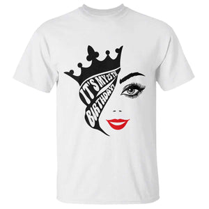 Its My 25th Birthday T Shirt Birthday Queen Crown Gift For Women TS12 White Print Your Wear
