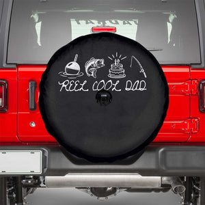 Reel Cool Dad Spare Tire Cover Funny Fishing Dad Birthday Gift TS12 Black Print Your Wear