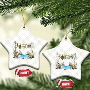 50th Birthday Fishing Ceramic Ornament Fisherman Birthday Party Gift TS12 Print Your Wear