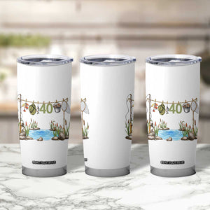 40th Birthday Fishing Tumbler Cup Fisherman Birthday Party Gift TS12 Print Your Wear