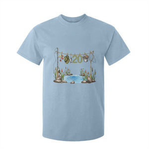 20th Birthday Fishing T Shirt For Kid Fisherman Birthday Party Gift TS12 Light Blue Print Your Wear