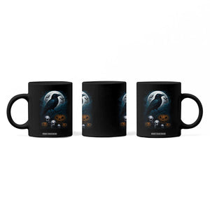Halloween Gothic Raven Coffee Mug Full Moon Horror Art TS12 Print Your Wear