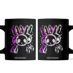 Horror Cute Bunny Rabbit Coffee Mug Horror Aesthetic TS12 Black Print Your Wear