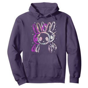 Horror Cute Bunny Rabbit Hoodie Horror Aesthetic TS12 Purple Print Your Wear