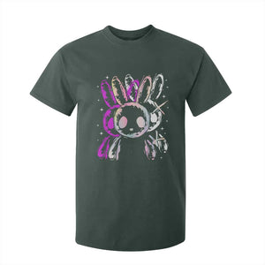 Horror Cute Bunny Rabbit T Shirt For Kid Horror Aesthetic TS12 Dark Forest Green Print Your Wear