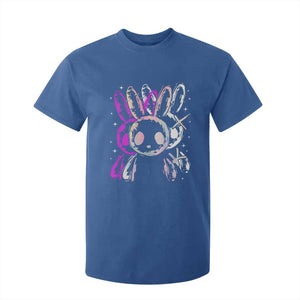 Horror Cute Bunny Rabbit T Shirt For Kid Horror Aesthetic TS12 Royal Blue Print Your Wear