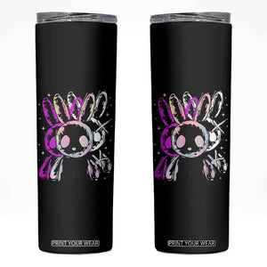 Horror Cute Bunny Rabbit Skinny Tumbler Horror Aesthetic TS12 Black Print Your Wear