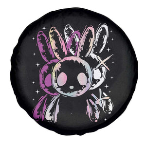 Horror Cute Bunny Rabbit Spare Tire Cover Horror Aesthetic TS12 Print Your Wear