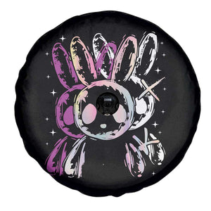 Horror Cute Bunny Rabbit Spare Tire Cover Horror Aesthetic TS12 Print Your Wear