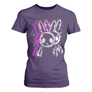 Horror Cute Bunny Rabbit T Shirt For Women Horror Aesthetic TS12 Purple Print Your Wear