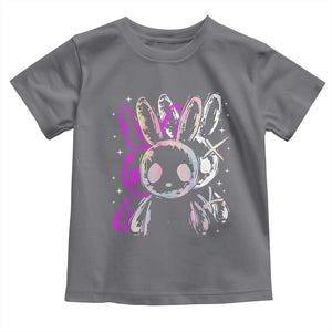 Horror Cute Bunny Rabbit Toddler T Shirt Horror Aesthetic TS12 Charcoal Print Your Wear
