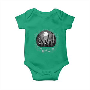 Creepy Cute Bunny Rabbits Baby Onesie Dark Horror Aesthetic TS12 Irish Green Print Your Wear