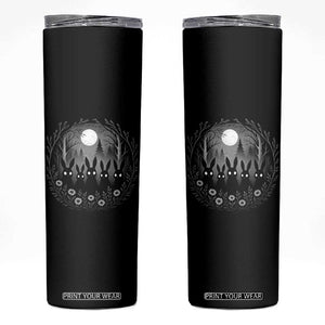 Creepy Cute Bunny Rabbits Skinny Tumbler Dark Horror Aesthetic TS12 Black Print Your Wear