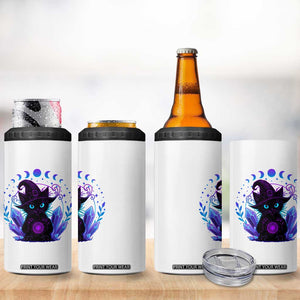 Witchy Black Cat 4 in 1 Can Cooler Tumbler Funny Spellcasting Pastel Goth Aesthetic TS12 Print Your Wear