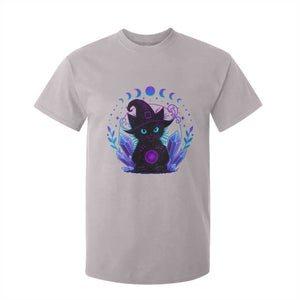 Witchy Black Cat T Shirt For Kid Funny Spellcasting Pastel Goth Aesthetic TS12 Ice Gray Print Your Wear