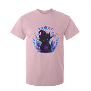 Witchy Black Cat T Shirt For Kid Funny Spellcasting Pastel Goth Aesthetic TS12 Light Pink Print Your Wear