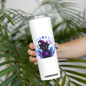 Witchy Black Cat Skinny Tumbler Funny Spellcasting Pastel Goth Aesthetic TS12 Print Your Wear