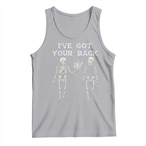 Funny Skeleton Tank Top I Have Got Your Back Bone Pun TS12 Athletic Heather Print Your Wear