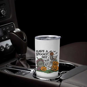 Funny Halloween Skeleton Tumbler Cup Have A Spooky Day TS12 Print Your Wear