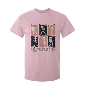 Funny The Skeleton Crew T Shirt For Kid Dancing Skeletons Halloween For Boys Girl Kids TS12 Light Pink Print Your Wear