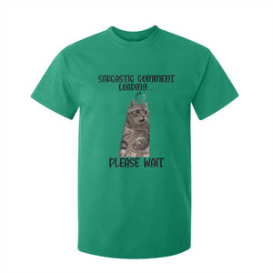 Funny Cat Meme Sarcastic T Shirt For Kid Sarcastic Comment Loading TS12 Irish Green Print Your Wear