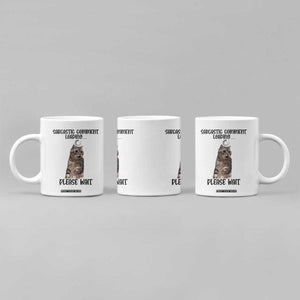 Funny Cat Meme Sarcastic Coffee Mug Sarcastic Comment Loading TS12 Print Your Wear