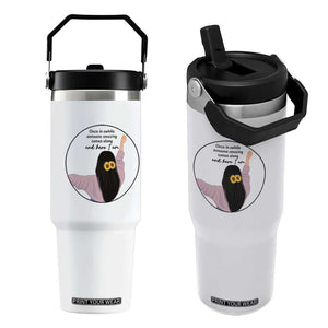Funny Self Love Quote Flip Straw Tumbler Once In A While Someone Amazing Here I Am Gift TS12 One Size: 30 oz White Print Your Wear