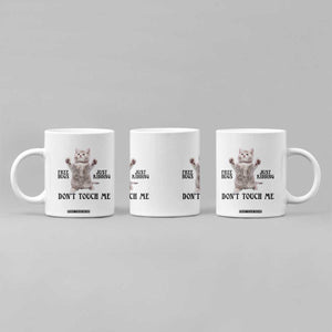 Free Hugs Do Not Touch Me Coffee Mug Funny Cat Meme TS12 Print Your Wear