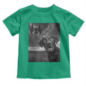 Funny Labrador Selfie With Mothman Toddler T Shirt Cryptid Gift TS12 Irish Green Print Your Wear