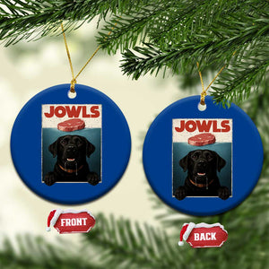 Black Labrador Retriever Ceramic Ornament Funny Jowls Horror Dog Poster TS12 1pc Blue Print Your Wear
