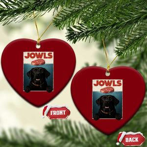 Black Labrador Retriever Ceramic Ornament Funny Jowls Horror Dog Poster TS12 Print Your Wear