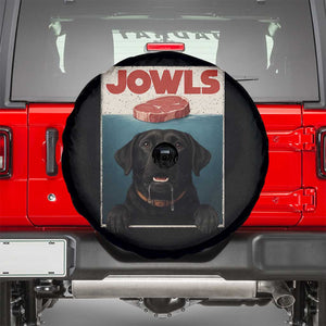 Black Labrador Retriever Spare Tire Cover Funny Jowls Horror Dog Poster TS12 Black Print Your Wear