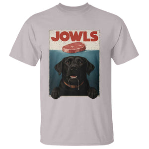Black Labrador Retriever T Shirt Funny Jowls Horror Dog Poster TS12 Ice Gray Print Your Wear