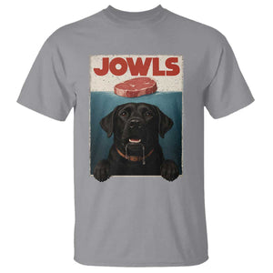 Black Labrador Retriever T Shirt Funny Jowls Horror Dog Poster TS12 Sport Gray Print Your Wear
