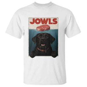 Black Labrador Retriever T Shirt Funny Jowls Horror Dog Poster TS12 White Print Your Wear